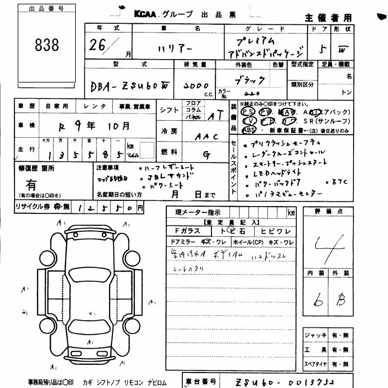 TOYOTA HARRIER