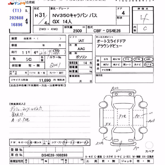 NISSAN NV350 CARAVAN