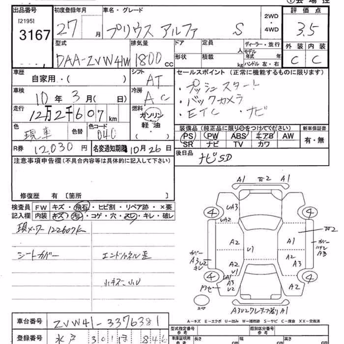 TOYOTA PRIUS ALPHA