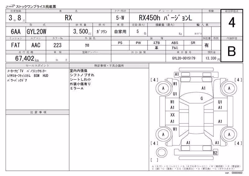 LEXUS RX450H