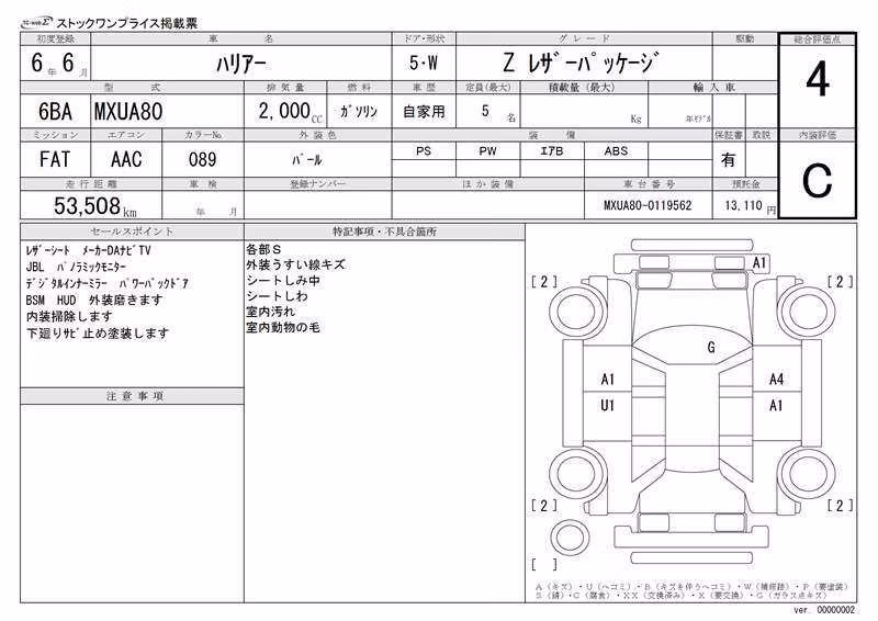 TOYOTA HARRIER