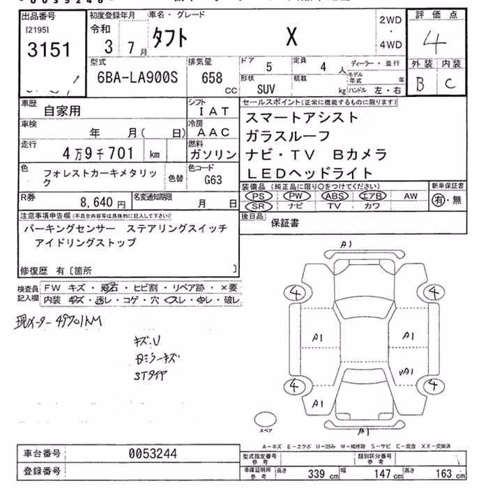 DAIHATSU TAFT