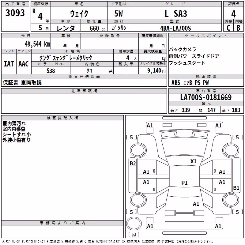 DAIHATSU WAKE