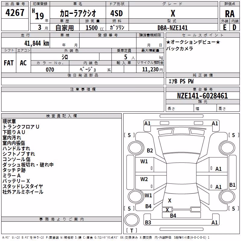 TOYOTA COROLLA AXIO
