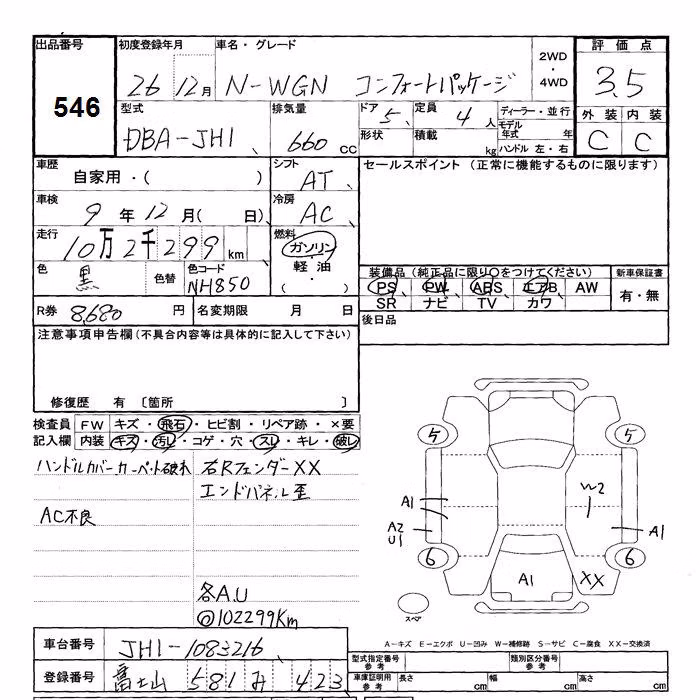HONDA N-WGN