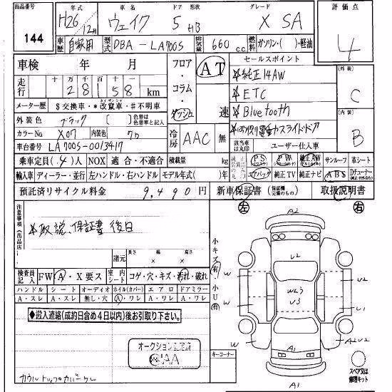 DAIHATSU WAKE