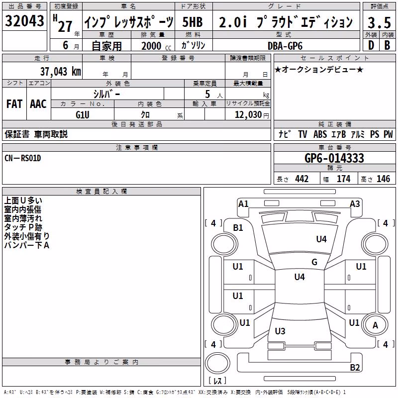 SUBARU IMPREZA
