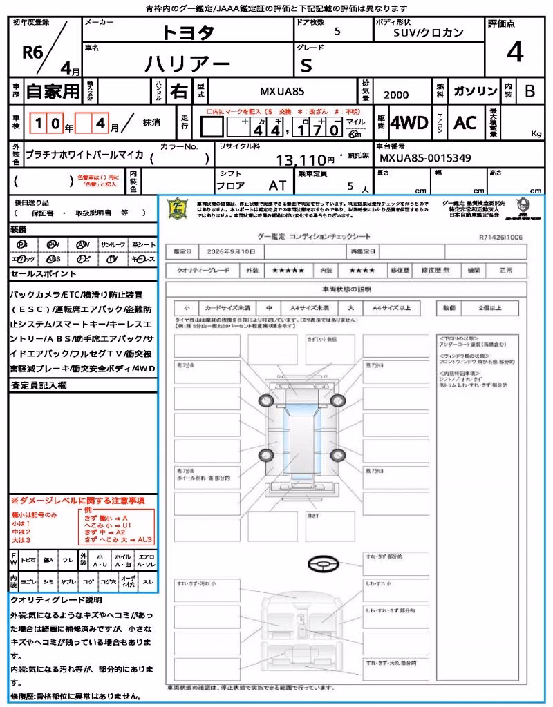 TOYOTA HARRIER