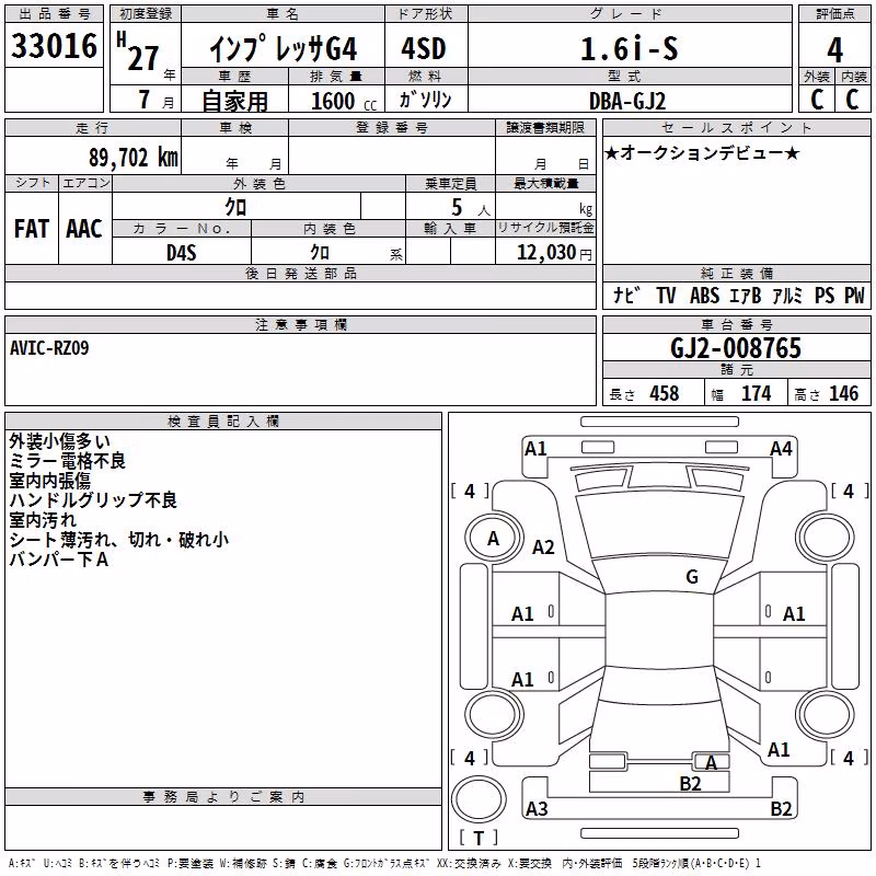 SUBARU IMPREZA