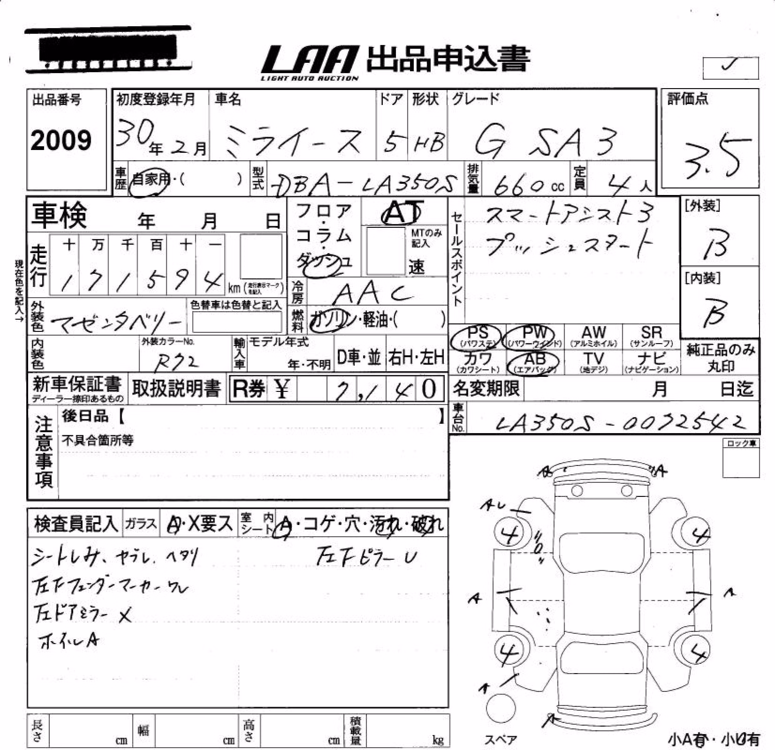 DAIHATSU MIRA E:S