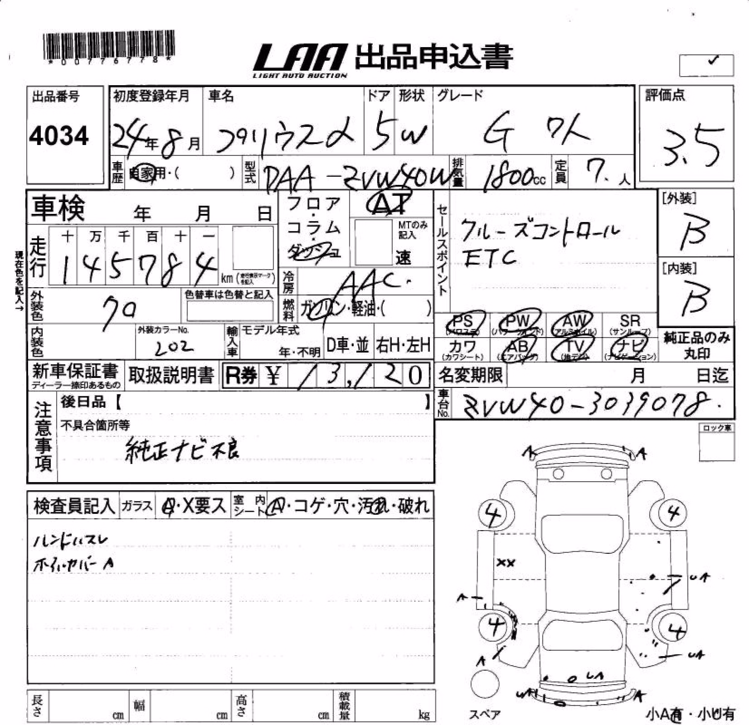 TOYOTA PRIUS ALPHA