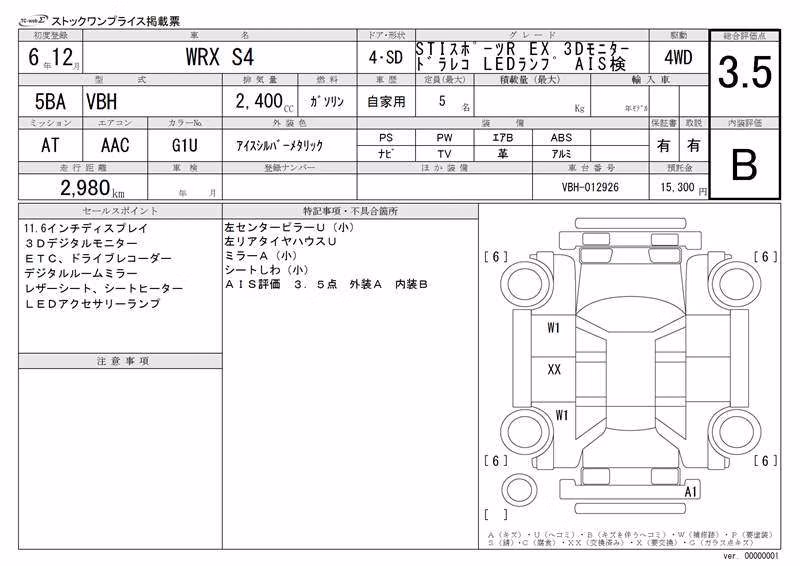 SUBARU IMPREZA WRX