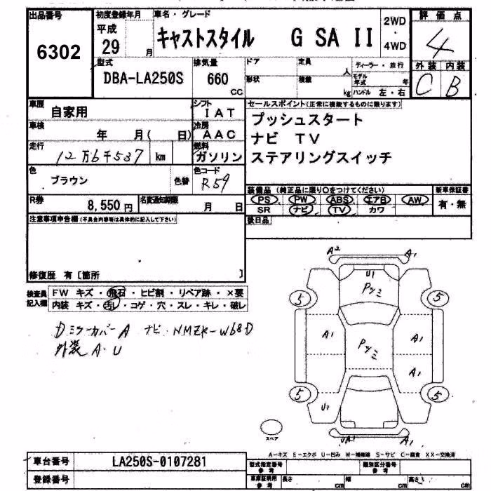 DAIHATSU CAST
