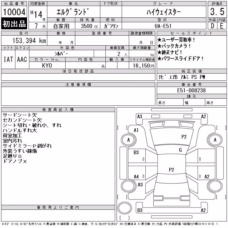 NISSAN ELGRAND