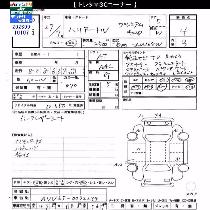 TOYOTA HARRIER