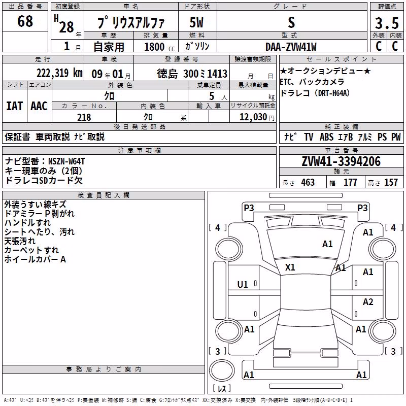 TOYOTA PRIUS ALPHA