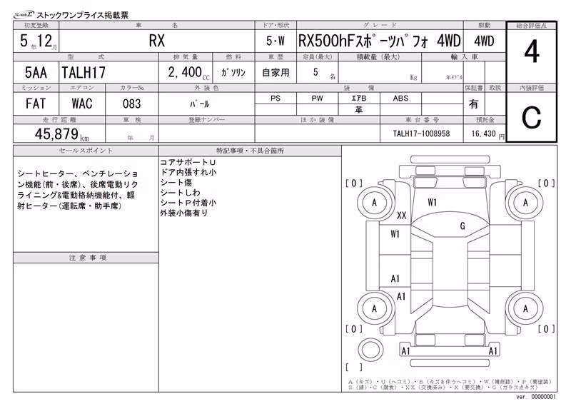 LEXUS RX500H