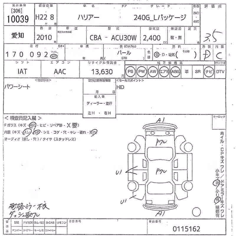 TOYOTA HARRIER