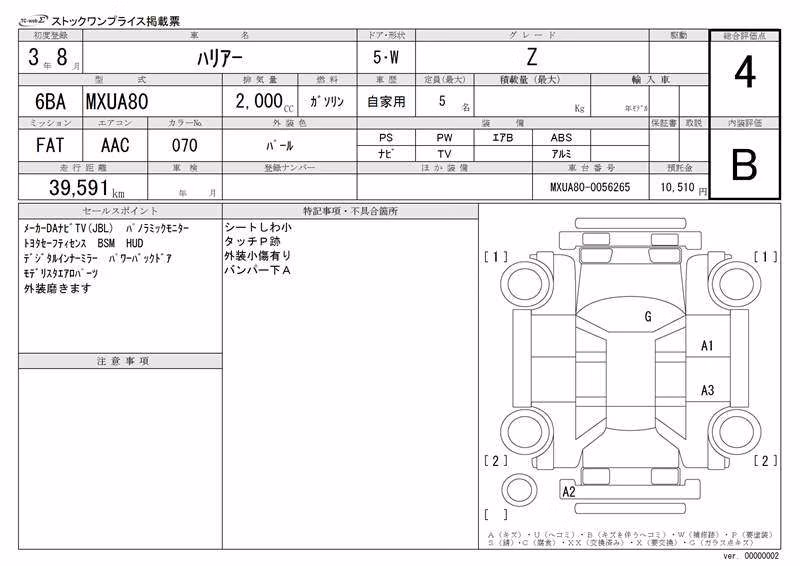 TOYOTA HARRIER