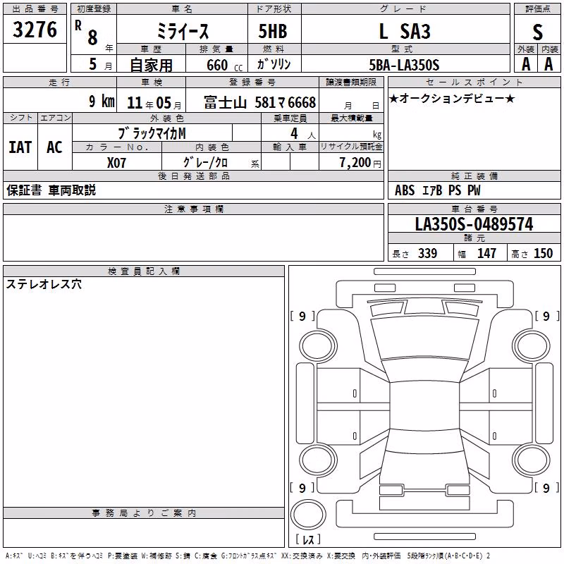 DAIHATSU MIRA E:S