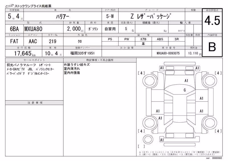 TOYOTA HARRIER