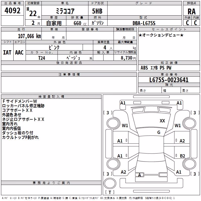 DAIHATSU MIRA COCOA