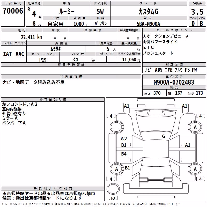 TOYOTA ROOMY