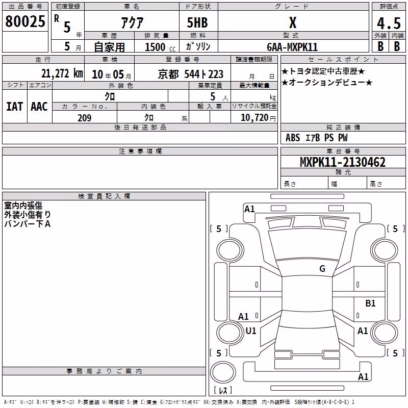 TOYOTA AQUA