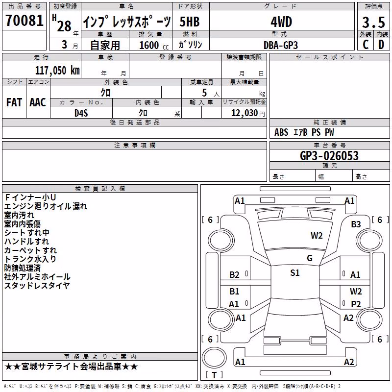 SUBARU IMPREZA