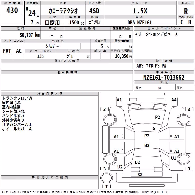 TOYOTA COROLLA AXIO