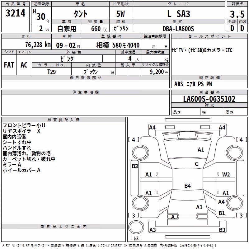 DAIHATSU TANTO