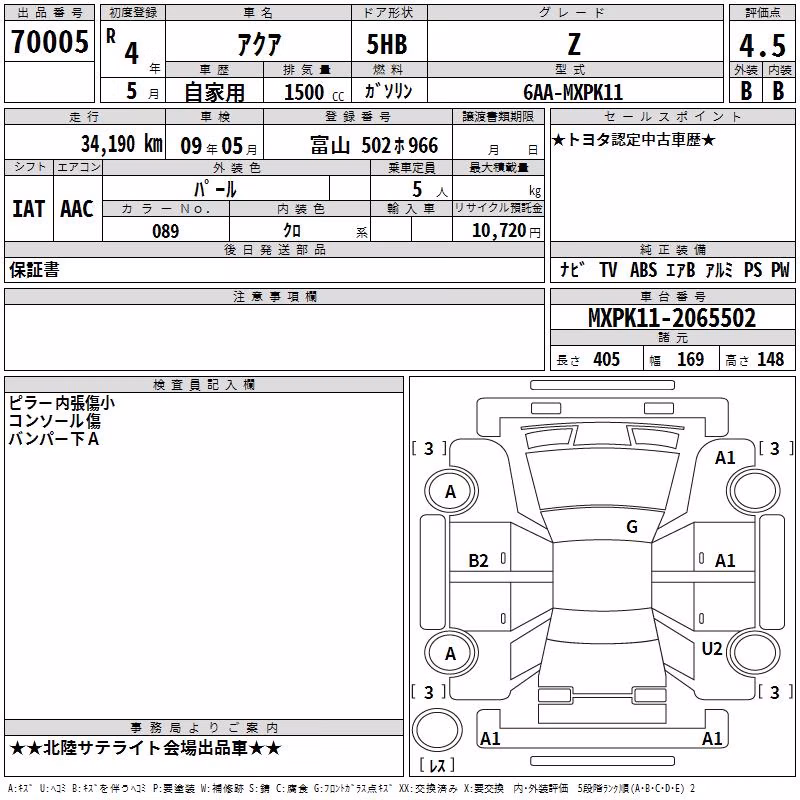 TOYOTA AQUA
