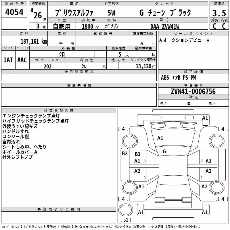 TOYOTA PRIUS ALPHA