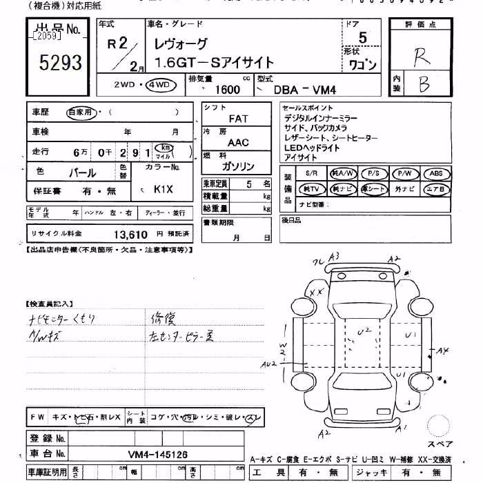 SUBARU LEVORG
