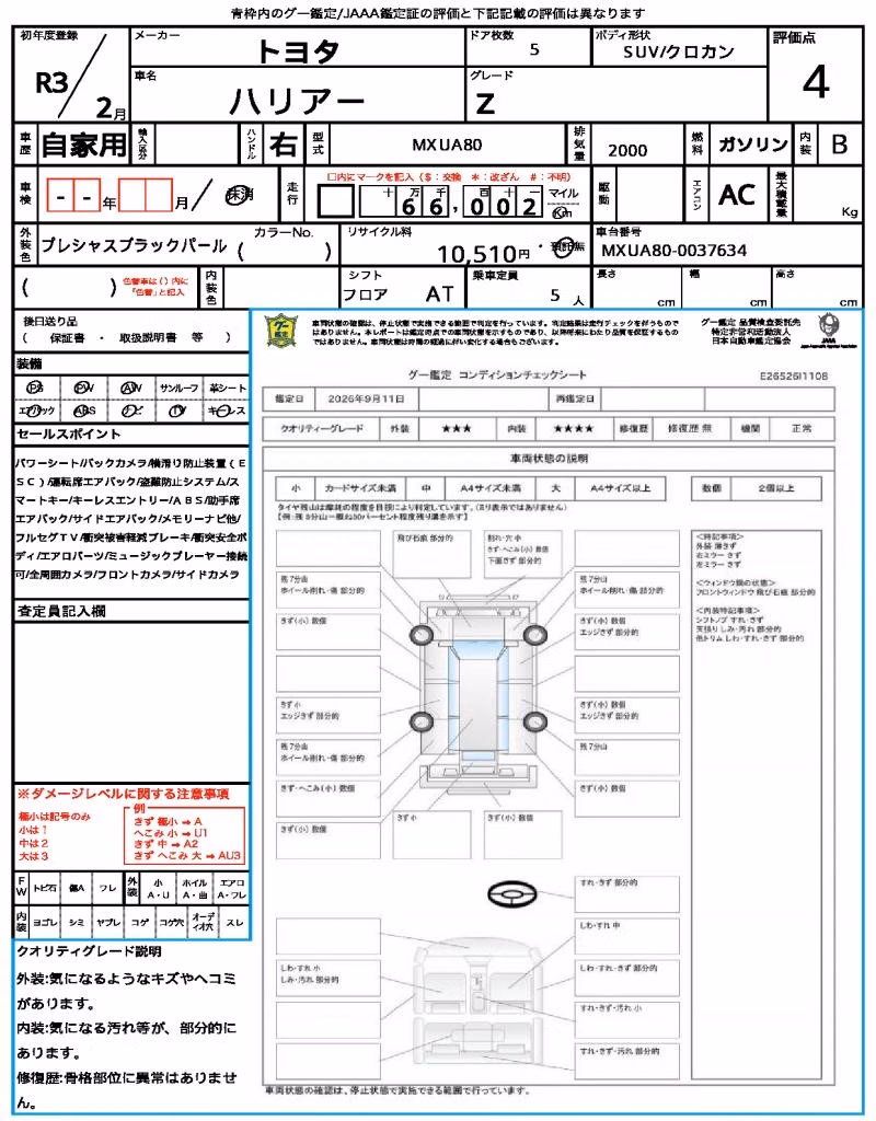 TOYOTA HARRIER