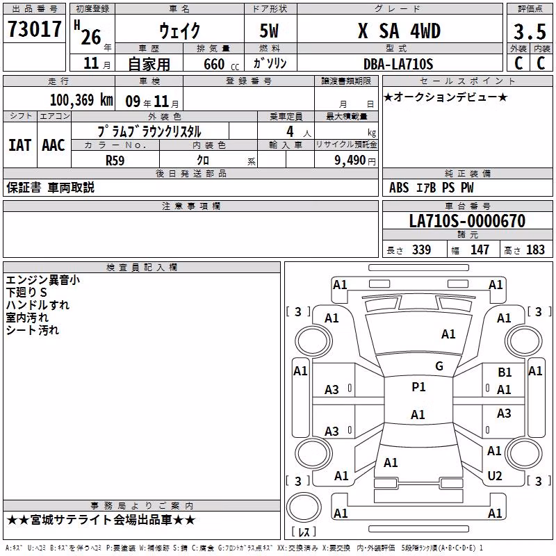 DAIHATSU WAKE