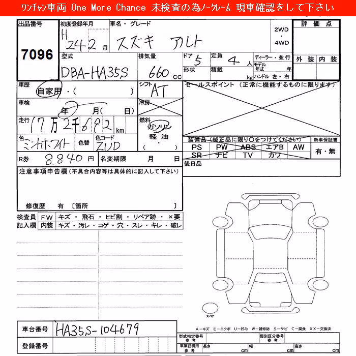 SUZUKI ALTO