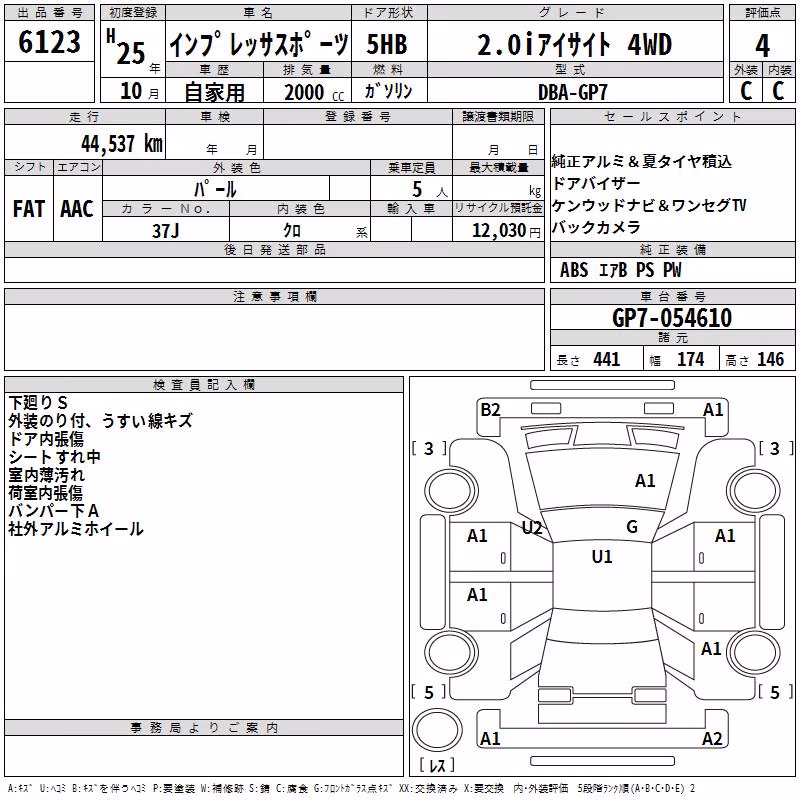 SUBARU XV