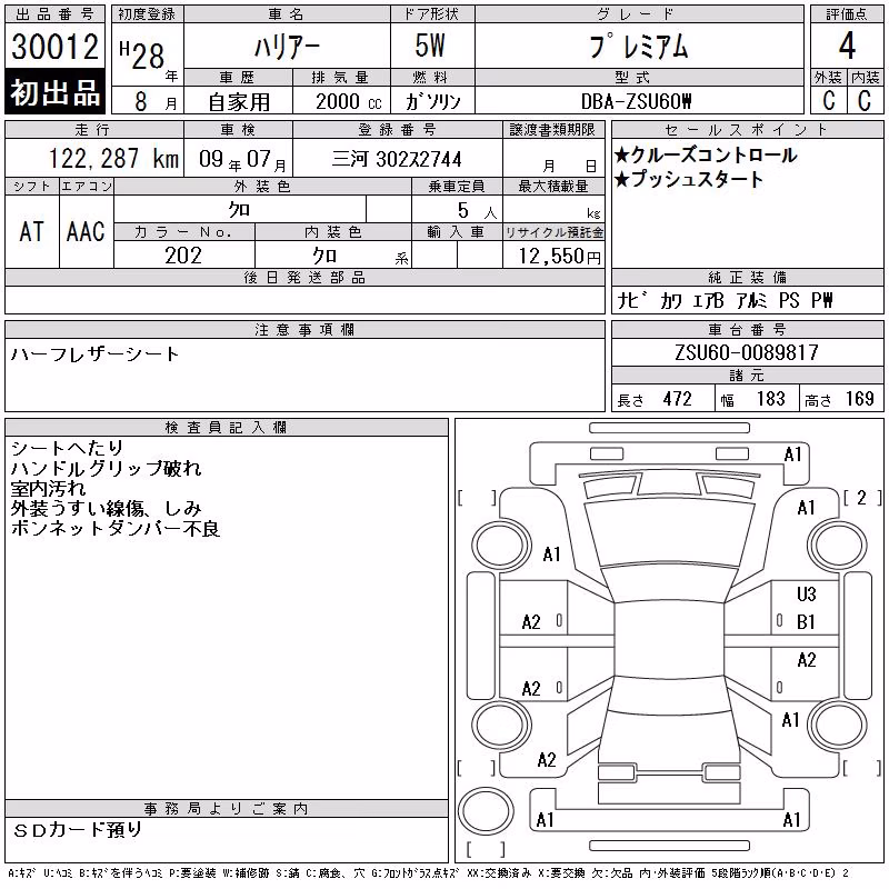 TOYOTA HARRIER