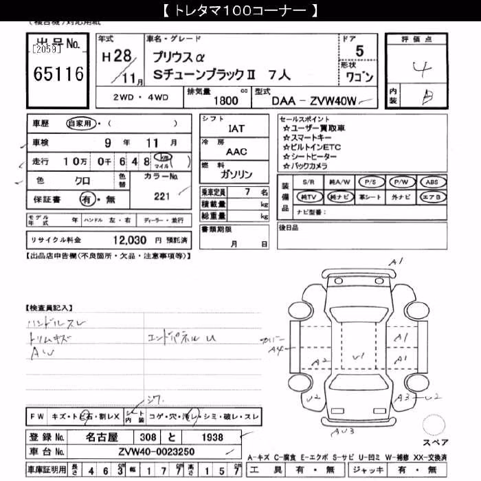 TOYOTA PRIUS ALPHA
