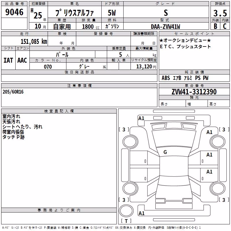 TOYOTA PRIUS ALPHA