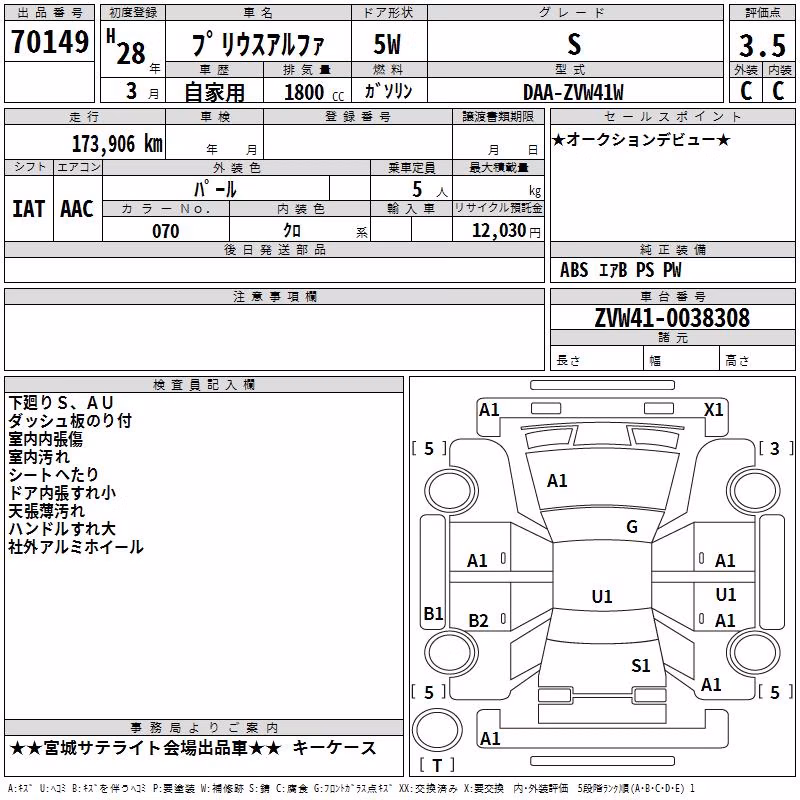 TOYOTA PRIUS ALPHA