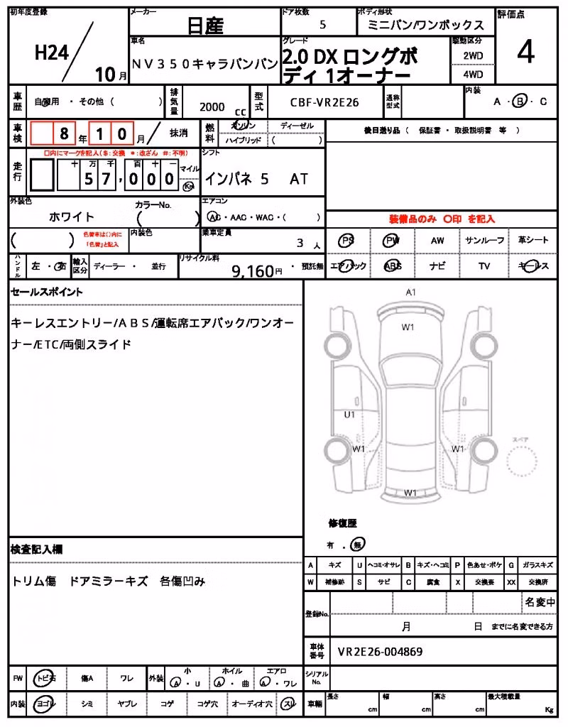 NISSAN NV350 CARAVAN