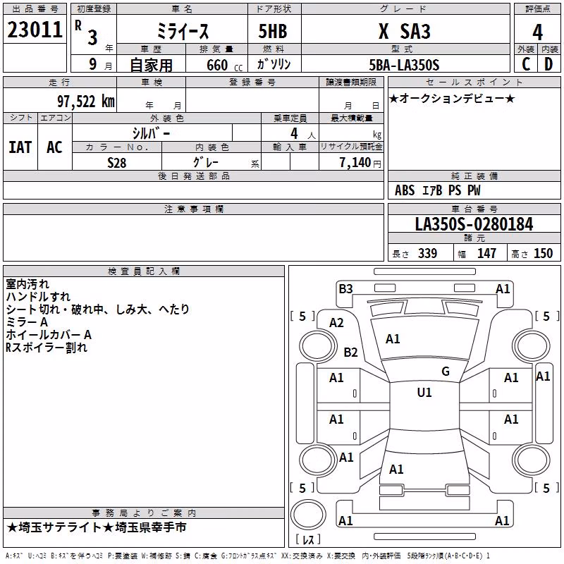 DAIHATSU MIRA E:S