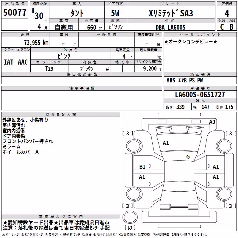 DAIHATSU TANTO