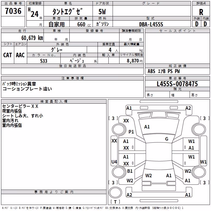 DAIHATSU TANTO EXE