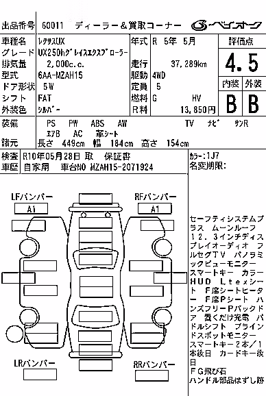 Lexus UX250h