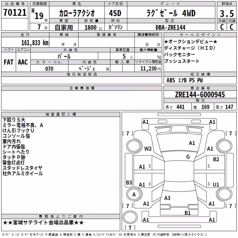 TOYOTA COROLLA AXIO