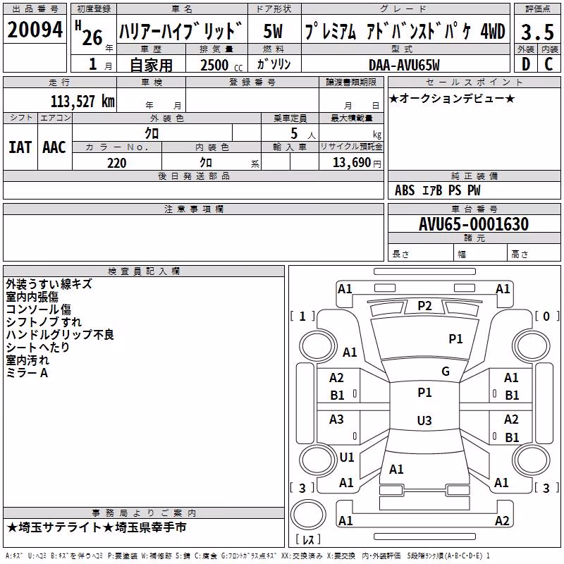 TOYOTA HARRIER