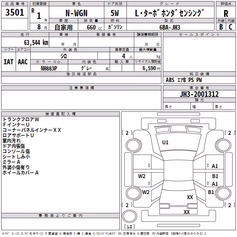HONDA N-WGN